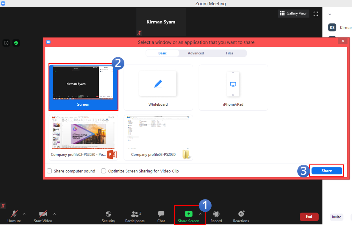 how to record a zoom meeting with powerpoint